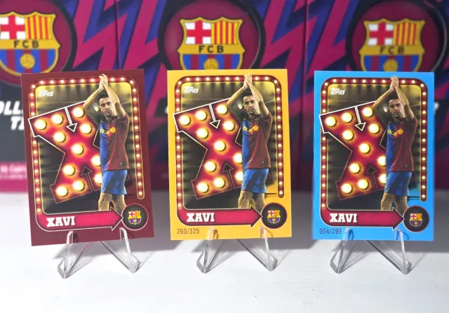 Lote Xavi Hernández Name in Lights Paralelas