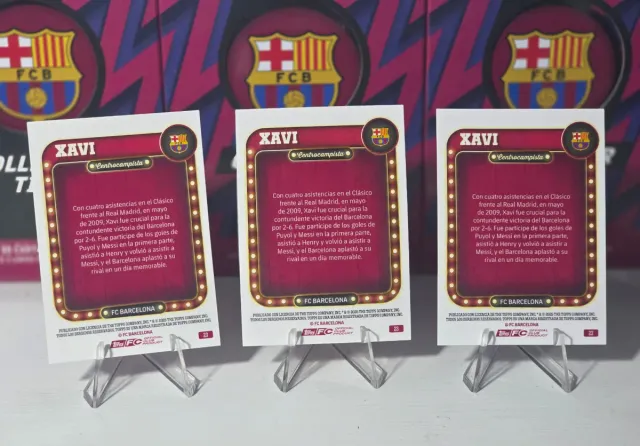 Lote Xavi Hernández Name in Lights Paralelas