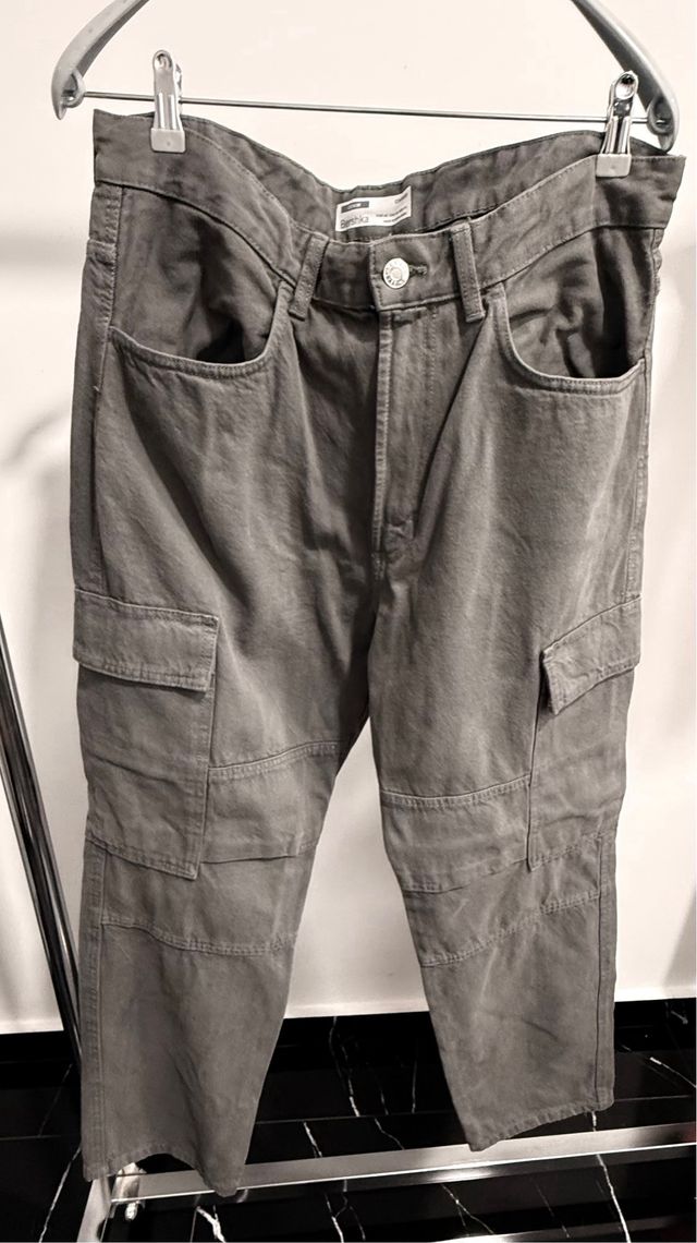 Vaqueros cargo chico Talla 44 Negro