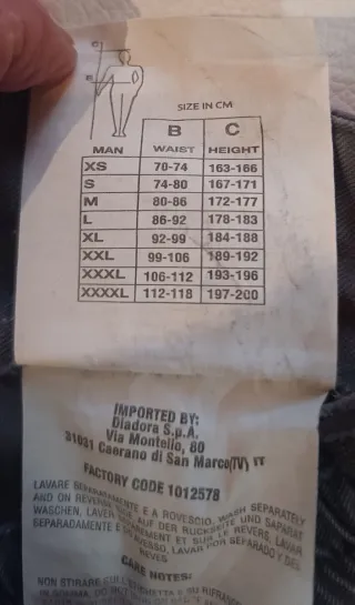 2 Pantaloni da lavoro Diadora grigi