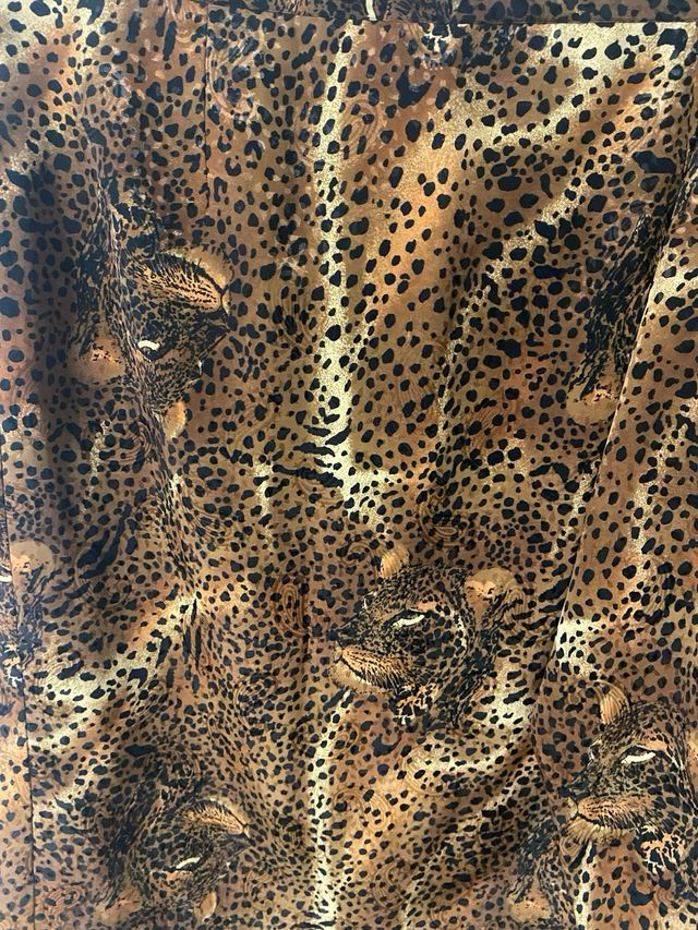 Set Gonna e Blusa con Stampa Animalier