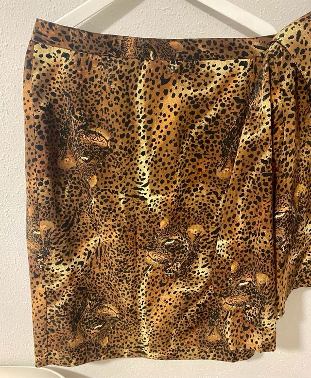 Set Gonna e Blusa con Stampa Animalier