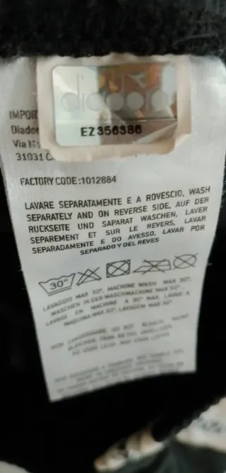 Pantaloni tuta Diadora neri