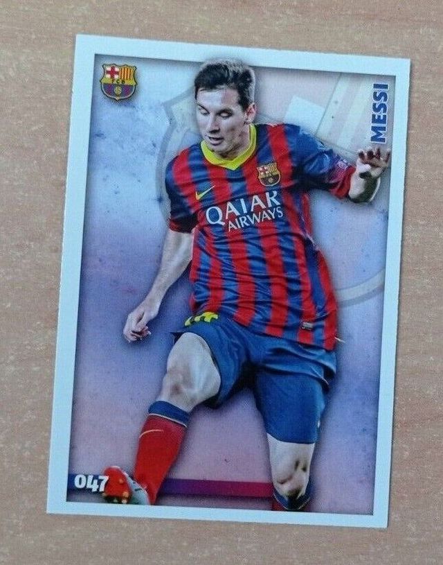 MESSI FCB MUNDICROMO 2014 #047 SIN BRILLO