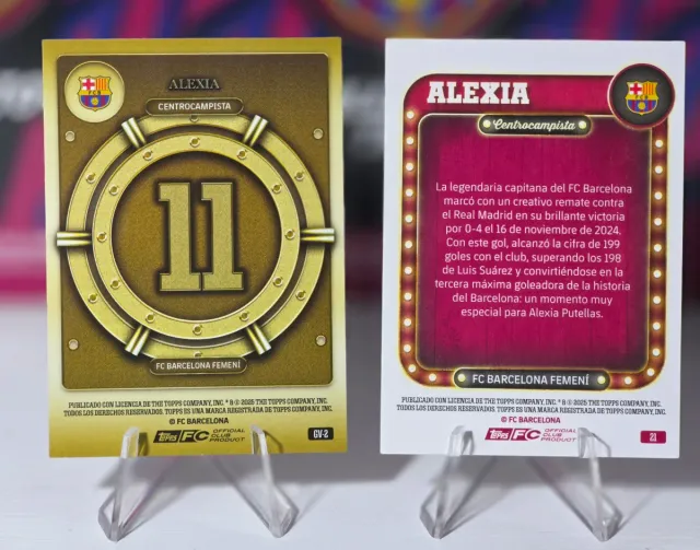 Lote 2 Alexia Putellas Vault + Name in Lights