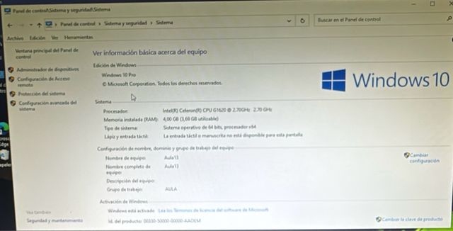 Ordenador de sobremesa