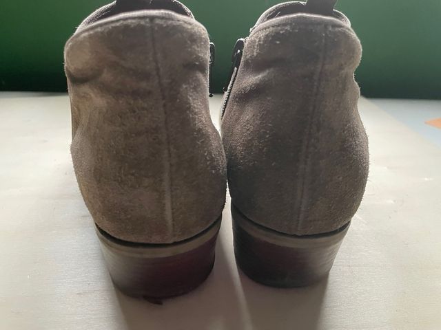 Botins de napa marrom tamanho 36