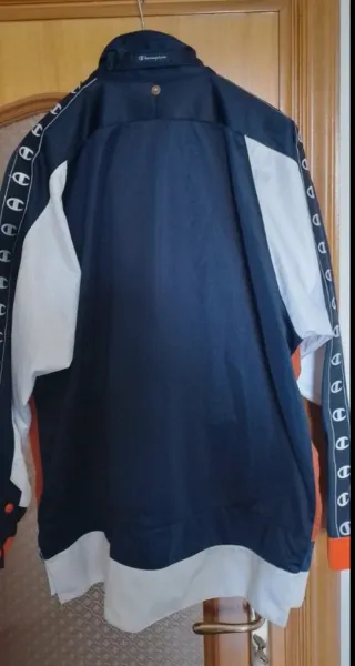 Giacca Champion Arancione Bianca Taglia L