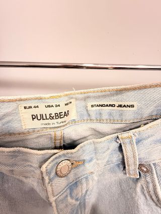 Vaqueros Pull&Bear Claritos Talla L