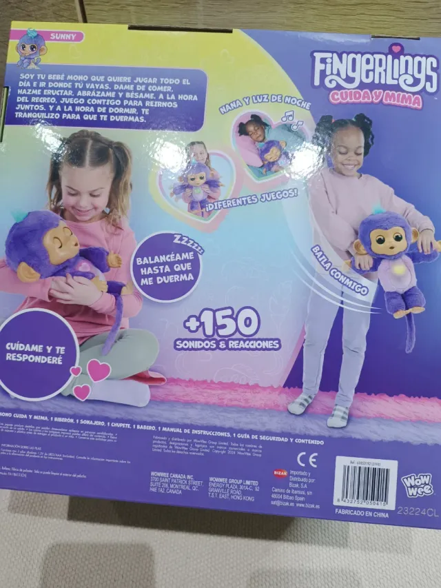 Fingerlings Cuida y Mima Mono Interactivo