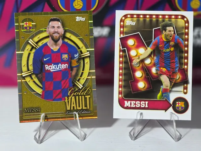 Lote x2 Lionel Messi Topps Tin Set FC Barcelona