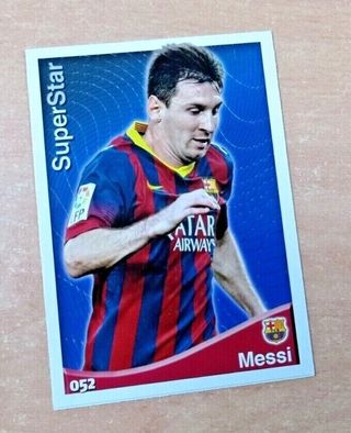 2014 - CARD DE MESSI FCB MUNDICROMO SUPERSTAR #052