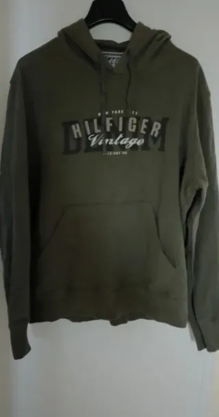 Felpa Tommy Hilfiger Verde Oliva