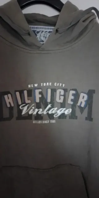 Felpa Tommy Hilfiger Verde Oliva