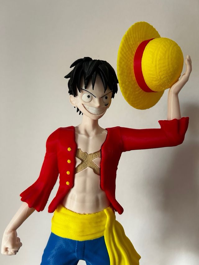 Figura 3D Luffy One Piece 35 cm