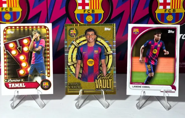 Lamine Yamal Topps Gold Vault FC Barcelona