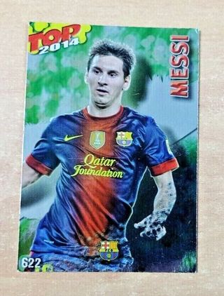 CARD MESSI - FCB MUNDICROMO #622 (VERDE REFRACTOR)
