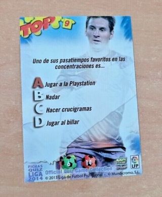 2014 - CARD DE MESSI - FCB MUNDICROMO #622 (AZUL)