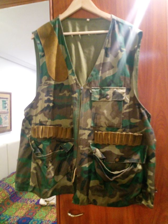 Chaleco de caza camuflaje