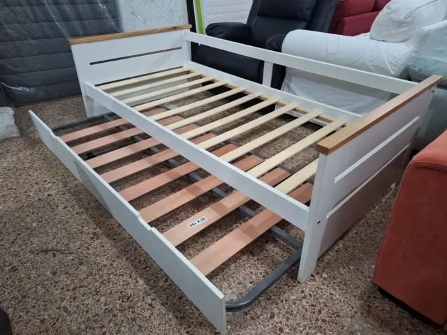 Cama nido 90x190 madera y metal