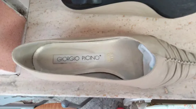 Scarpe donna Giorgio Picino pelle beige