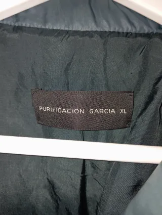 Chaqueta Purificación García plumífera verde