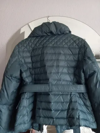 Chaqueta Purificación García plumífera verde
