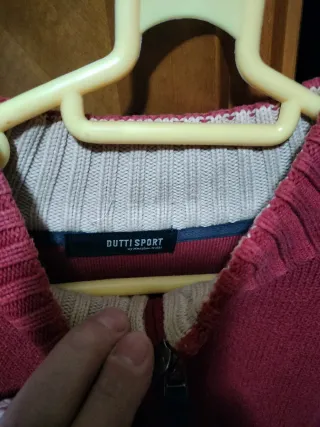 Jersey Duti Sport granate con cremallera