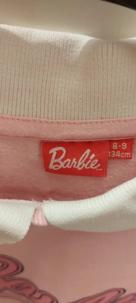 Felpa rosa Barbie bambina