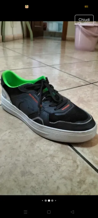 CRIME London Scarpe N.44 Usate 1 Volta