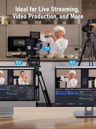 Lemorele Transmisor HDMI Inalámbrico 2 Receptores