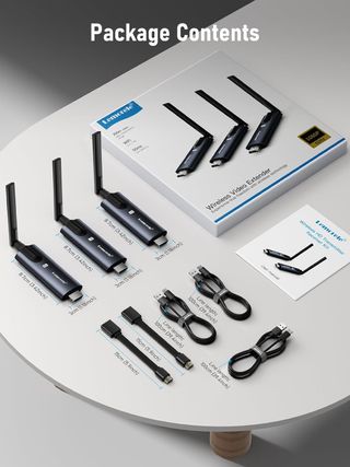 Lemorele Transmisor HDMI Inalámbrico 2 Receptores