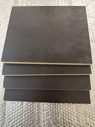 4 Estantes de Madera color wenge