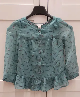 Camicetta Monsoon bambina fantasia uccelli