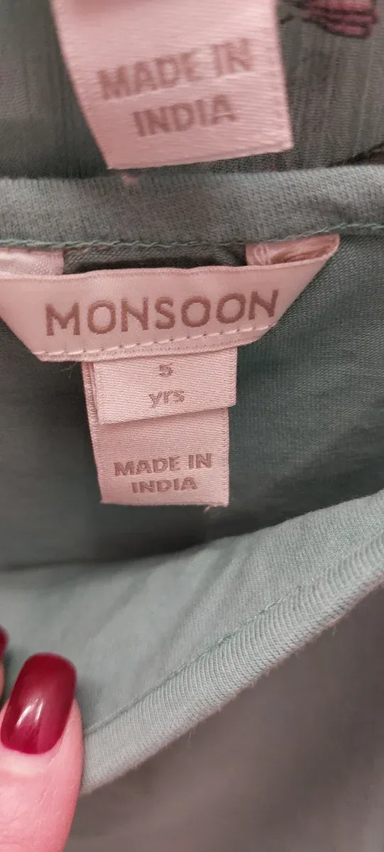 Camicetta Monsoon bambina fantasia uccelli