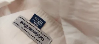 Vestito bimba bianco/rosa plissettato