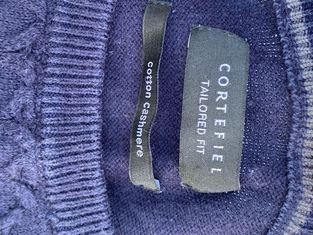 Jersey Cortefiel Azul Hombre Talla M