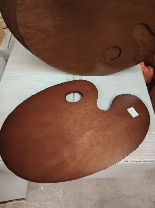 Paleta para óleo de madera