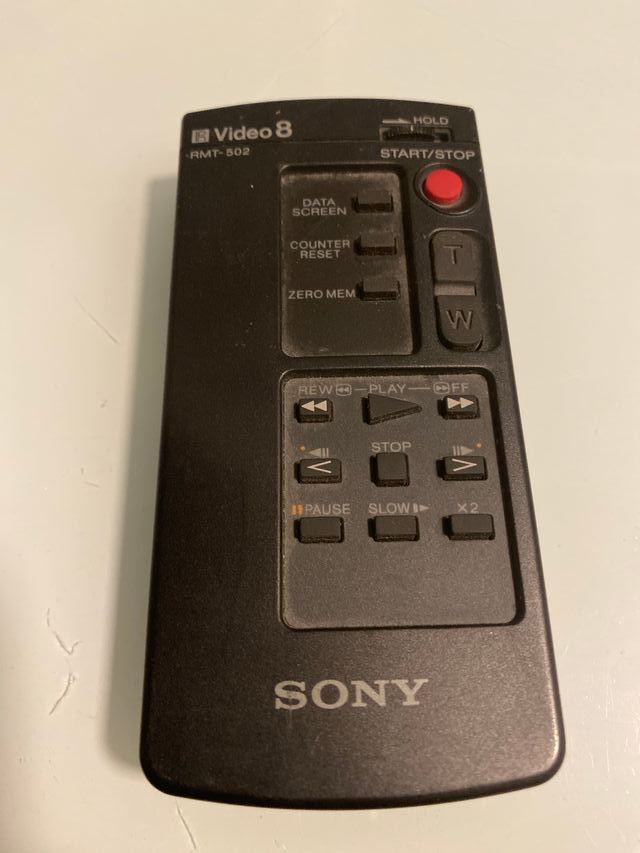 Mando a distancia Sony RMT-502 Video 8