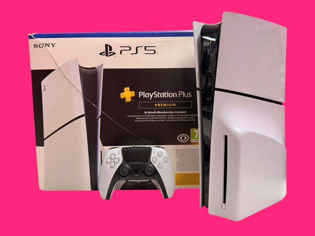 VIDEOCONSOLA PS5 CON LECTOR 1 TB CON MANDO BLANCA