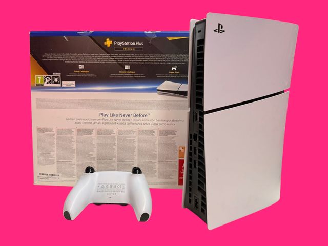 VIDEOCONSOLA PS5 CON LECTOR 1 TB CON MANDO BLANCA