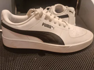 Zapatillas Puma Blancas y Negras Talla 36