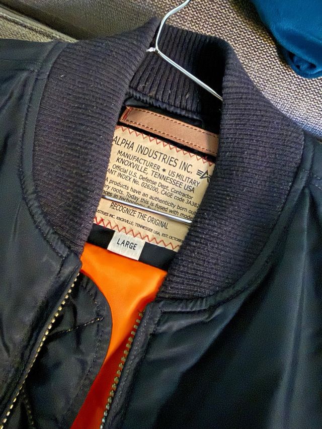 Chaqueta Alpha Industries MA-1 VF 59 Negra