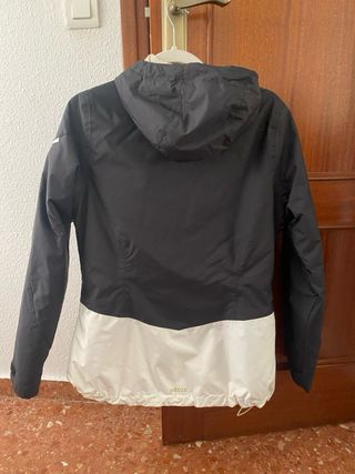 Abrigo de esquí Wedze negro y blanco