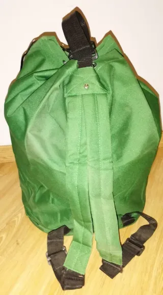 Mochila Petate Verde y Marrón