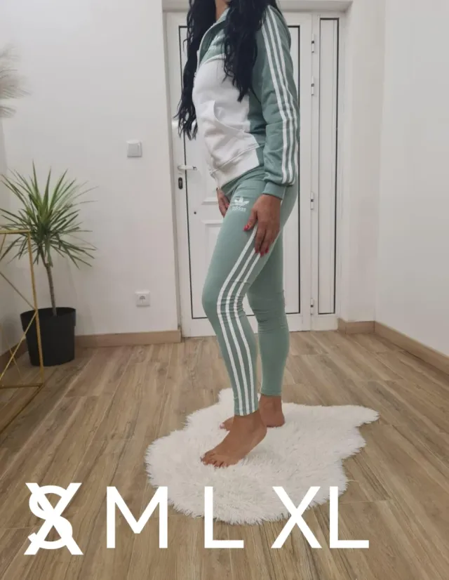 Conjunto para Mujer Verde y Blanco Talla M L XL