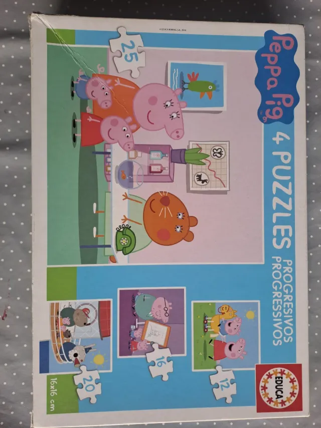 Puzzles Peppa Pig 4 en 1