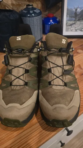 Salomon X Ultra 4 Gore-Tex Beige/Verde