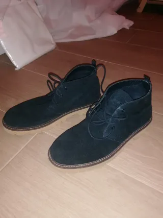 Botas Chukka Teal Suede