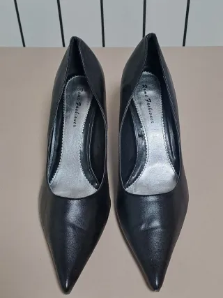 Zapatos de tacón negros mujer